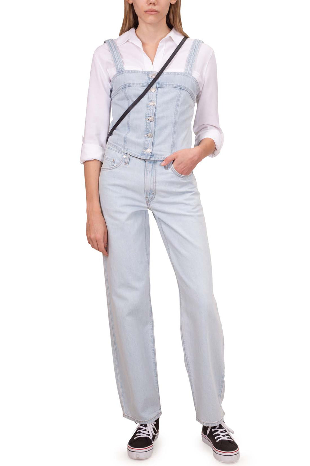 LEVI'S - Camicia donna relaxed in misto lino-3
