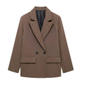 BROWN BLAZER