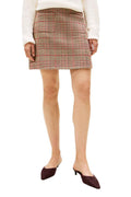 TOMMY HILFIGER - Minigonna donna in tweed a quadri-0